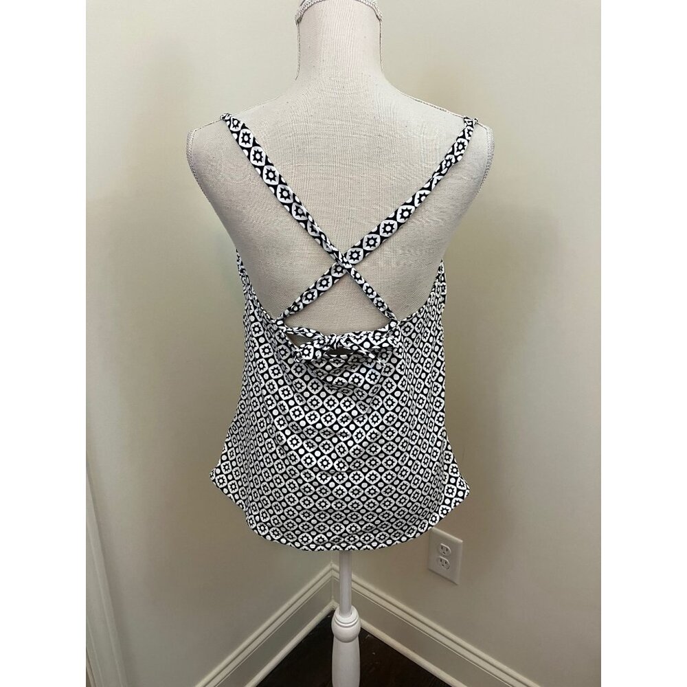 Anne Cole Collection Black White Swim Top Size 16 - Picture 2 of 5